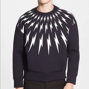 Neil Barrett Lightning Bolt Sweater